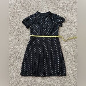 Studio Black and White Polka Dot Dress